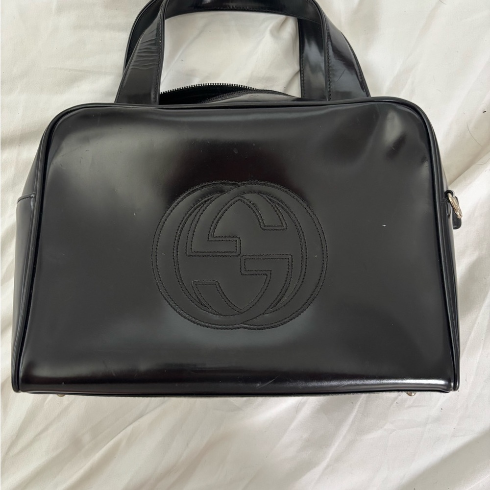 Gucci Black, Brown and Maroon Leather Messenger Trio - Picture 3 of 16